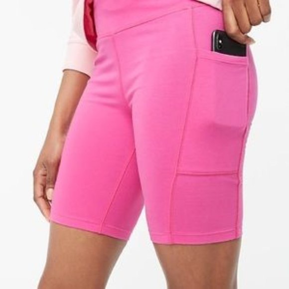 J. Crew Factory Pants - SOLD - J. Crew Bike Short  Pink Cotton Size Large
